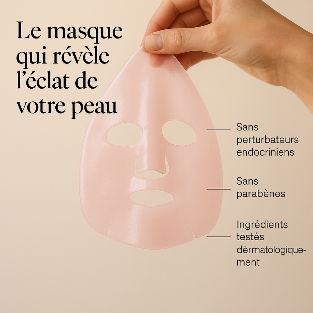 Masque gel au PDRN de saumon & collagène rose