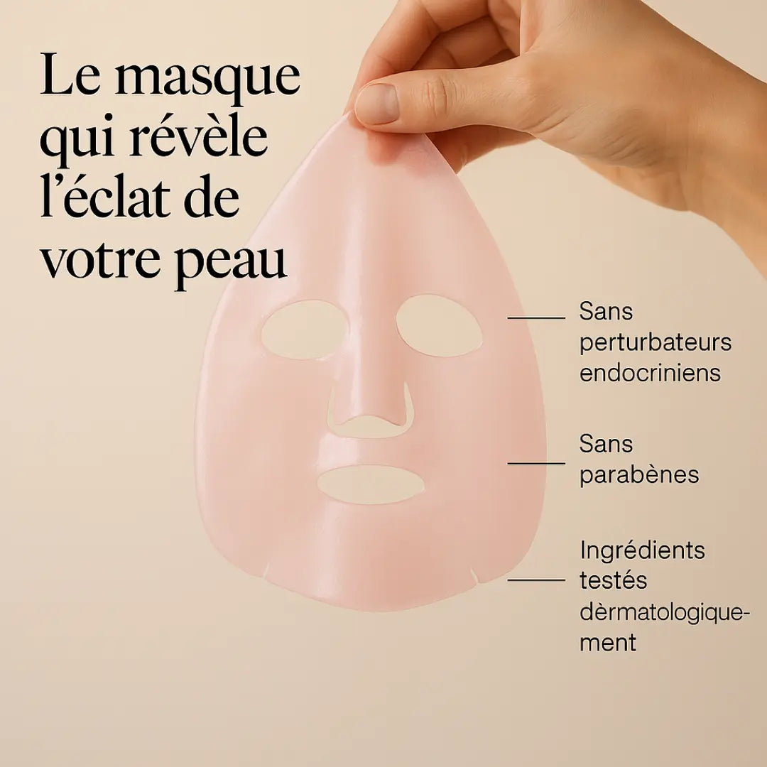 Masque visage au PDRN & collagène rose (Pack de 4 masques) KOSALEI