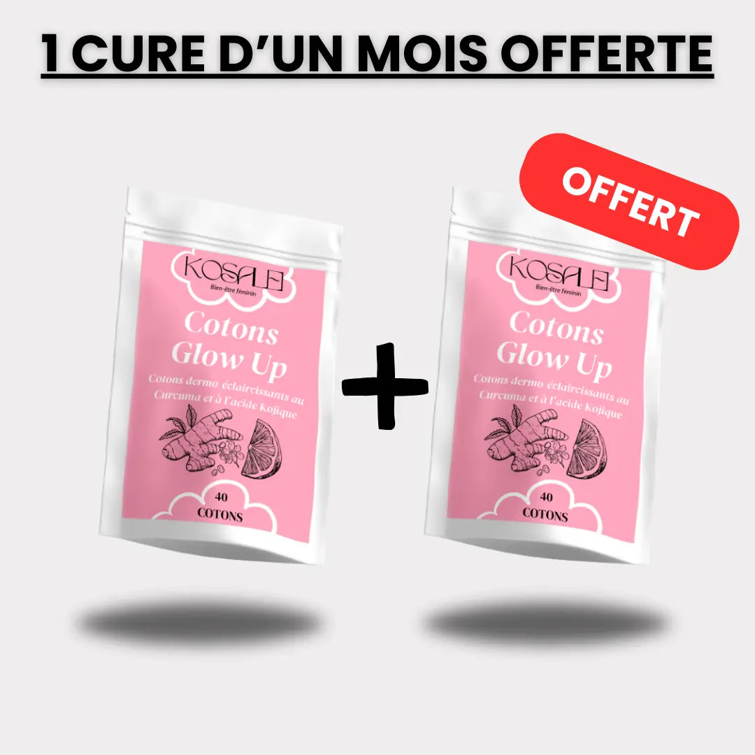 PACK de 2 paquets de Cotons Glow Up (1+1 Offert) KOSALEI