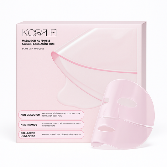 Masque gel au PDRN de saumon & collagène rose