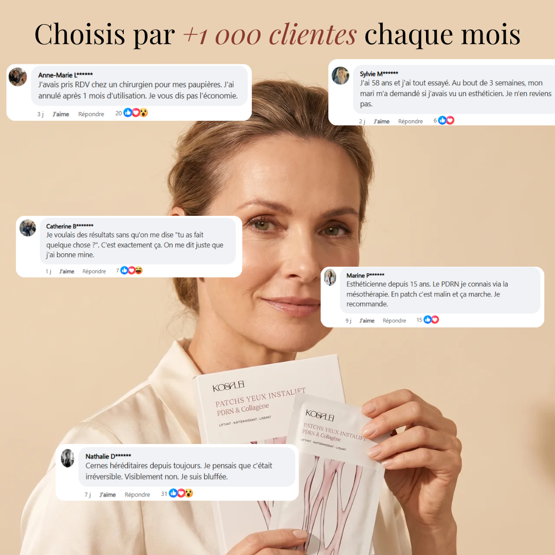 Patchs Yeux InstaLift au PDRN & Collagène