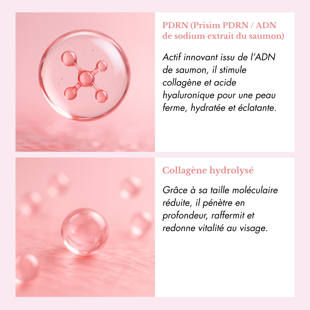 Masque gel au PDRN de saumon & collagène rose