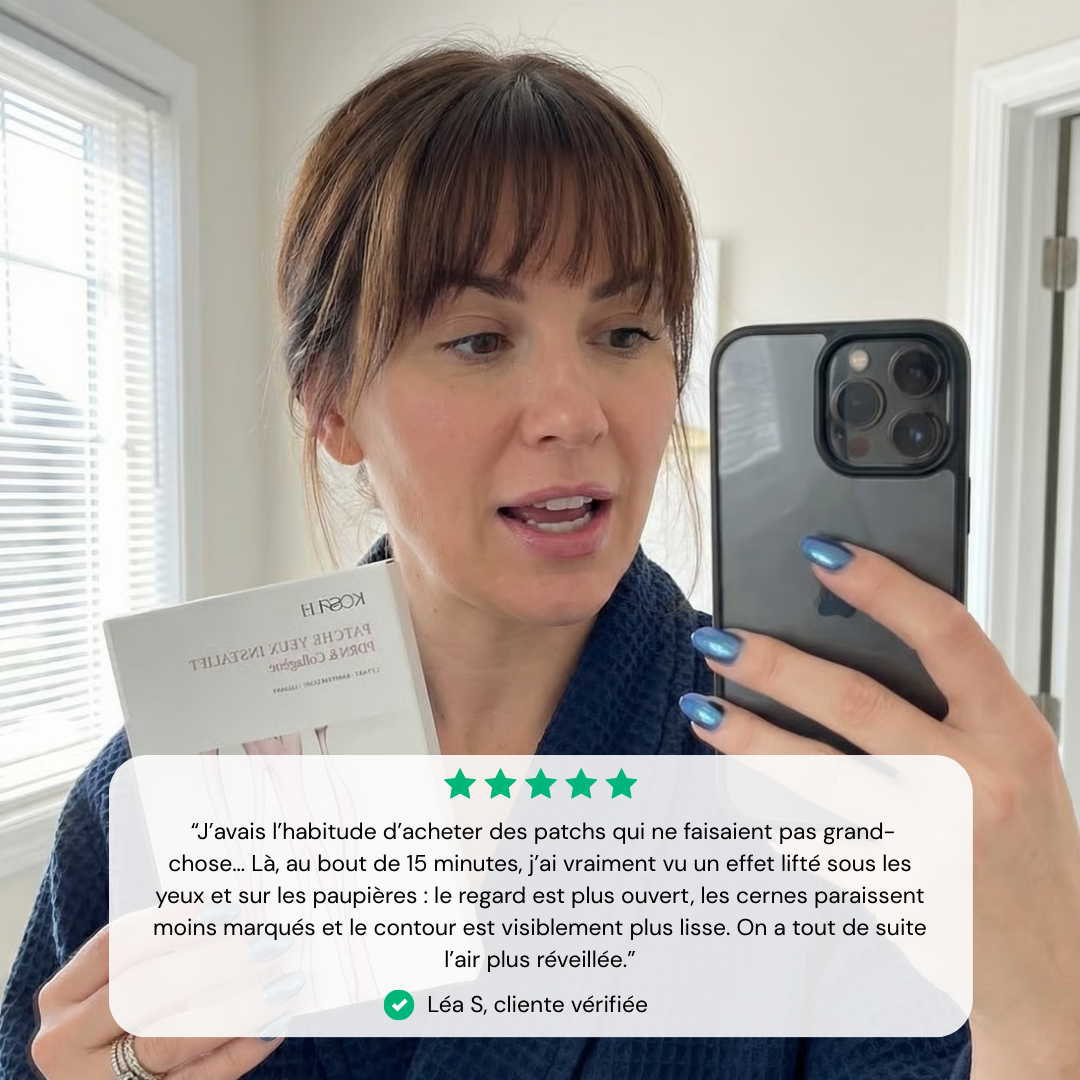 Patchs Yeux InstaLift au PDRN & Collagène