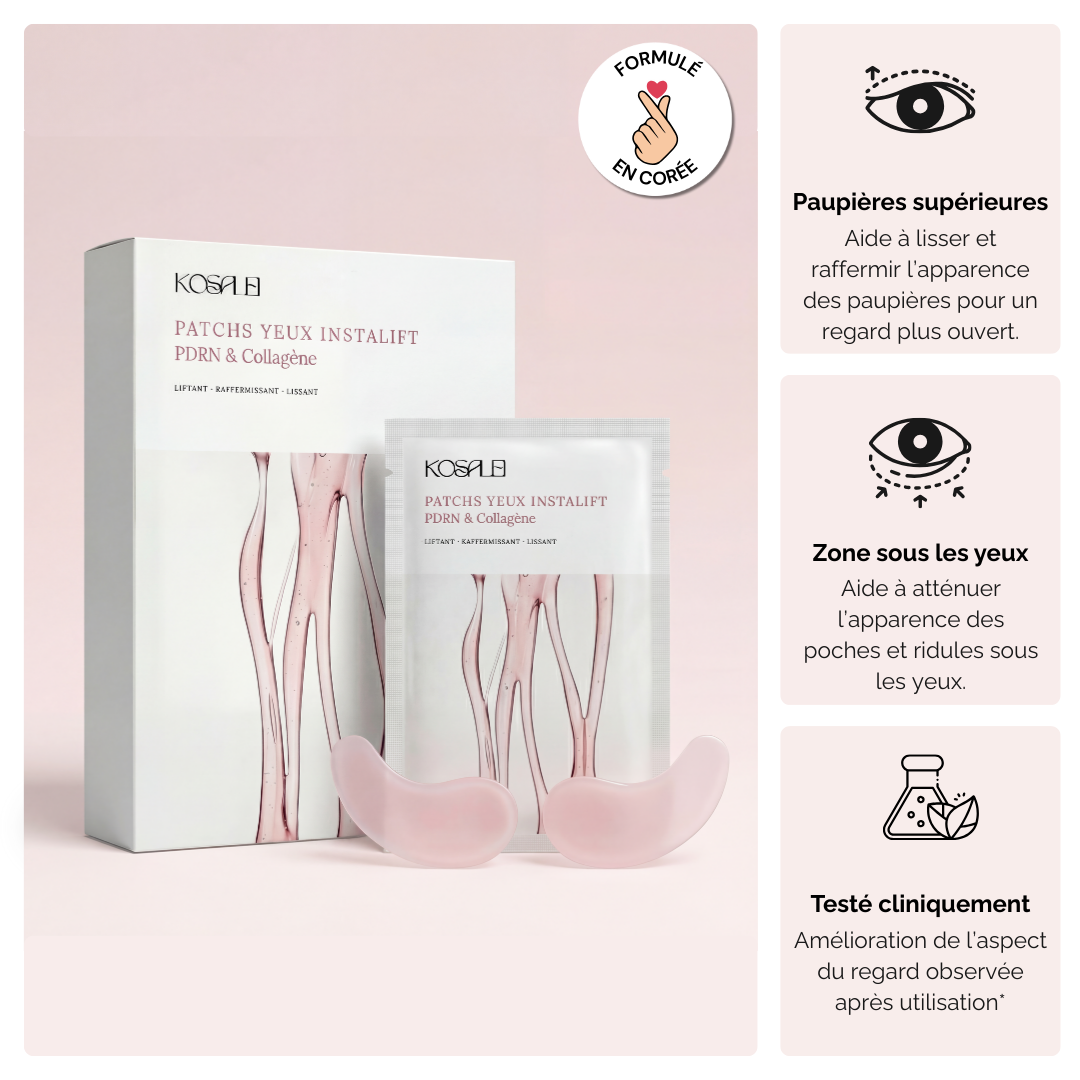 Patchs Yeux InstaLift au PDRN & Collagène