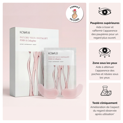 Patchs Yeux InstaLift au PDRN & Collagène